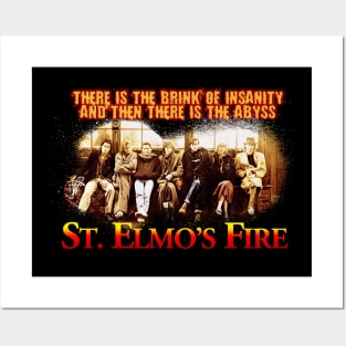 St Elmo's Fire Design Posters and Art